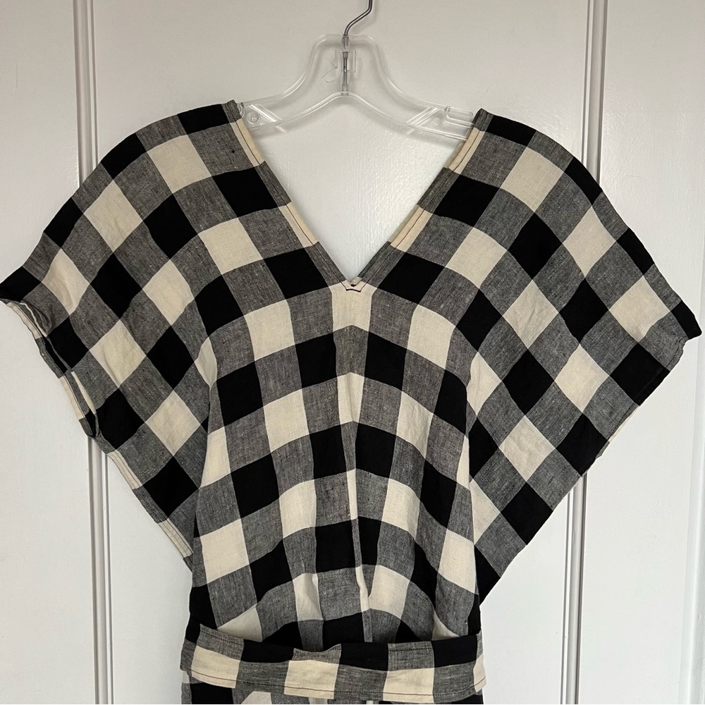 Yves Saint Laurent Riche Gauche Checkered Shift Dress - Picture 2 of 10